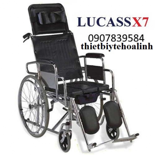 Xe lăn tay có bô và ngả nằm Lucass X7/X607/601