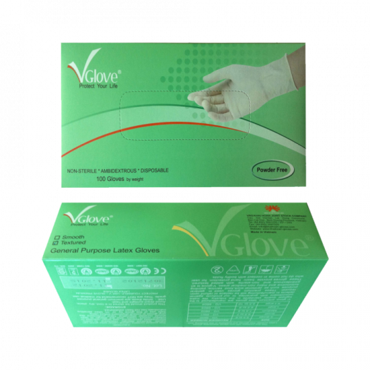 Găng tay y tế VGLOVE không bột size S/M